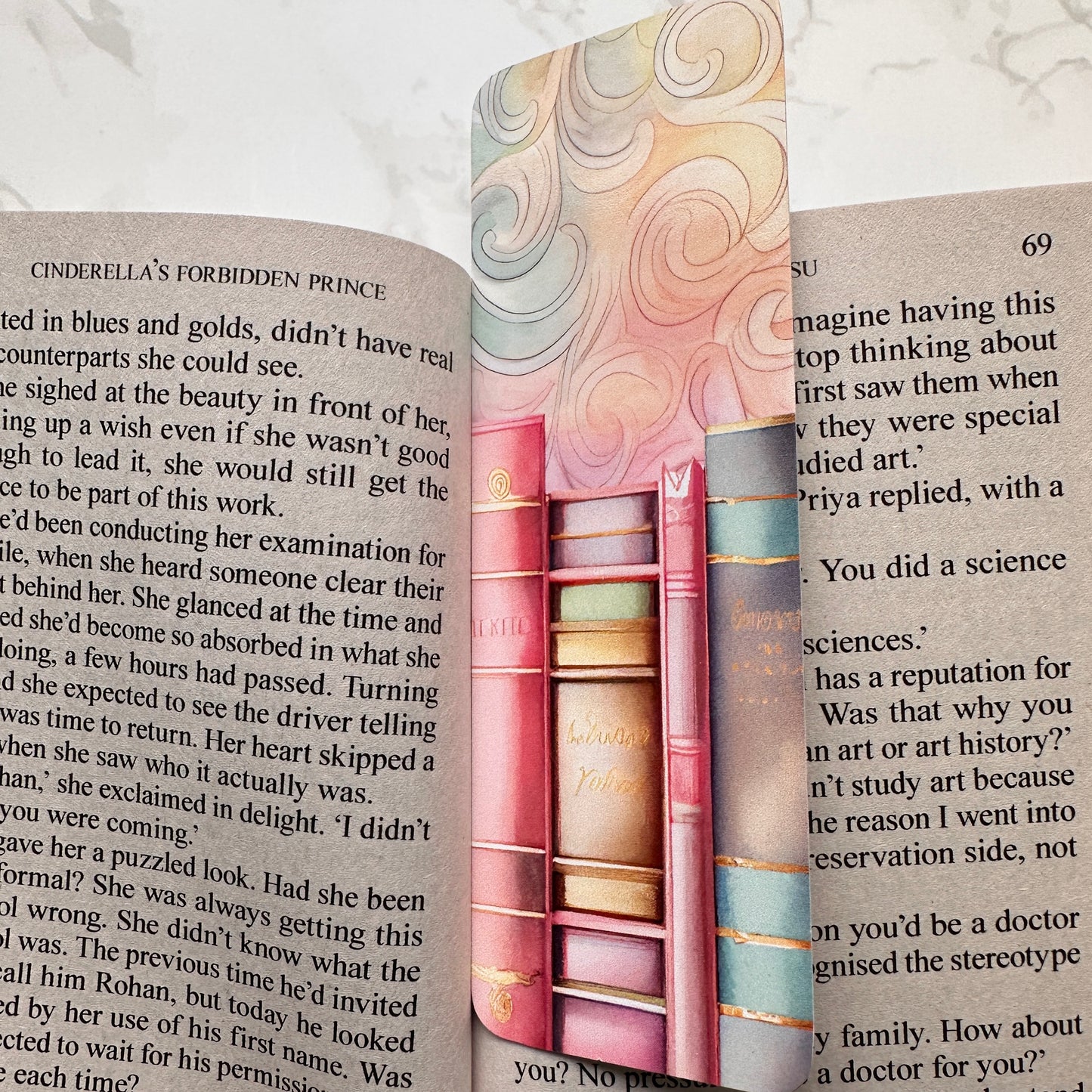 Pastel Rainbow Bookmark