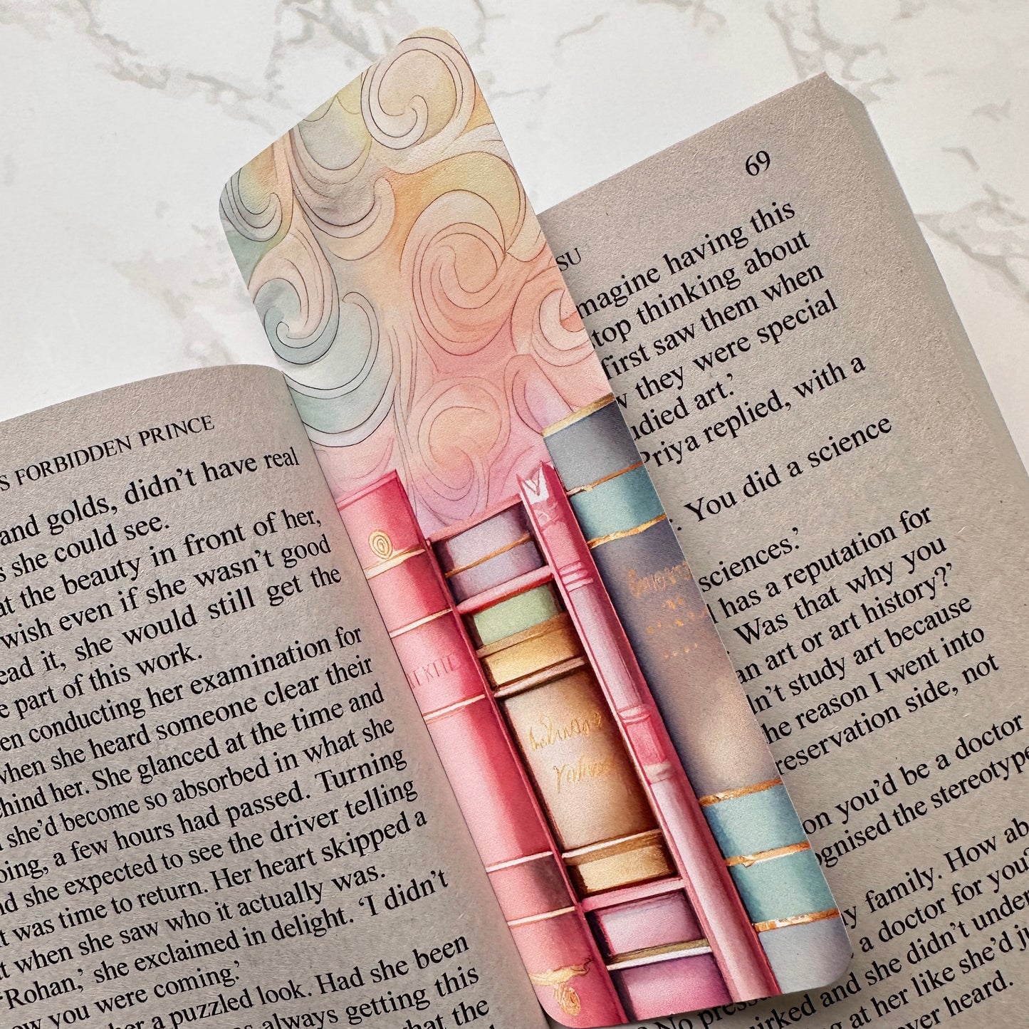 Pastel Rainbow Bookmark