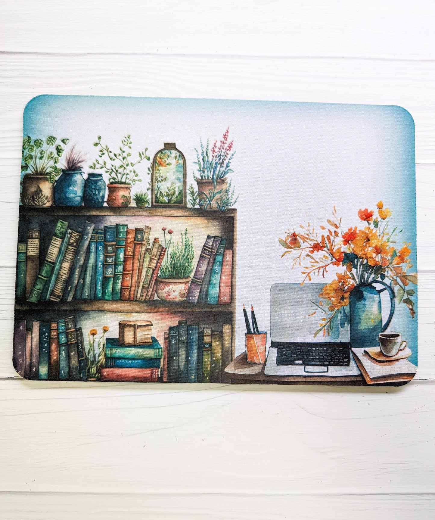 Cosy Book Nook Mousemat, mousepad