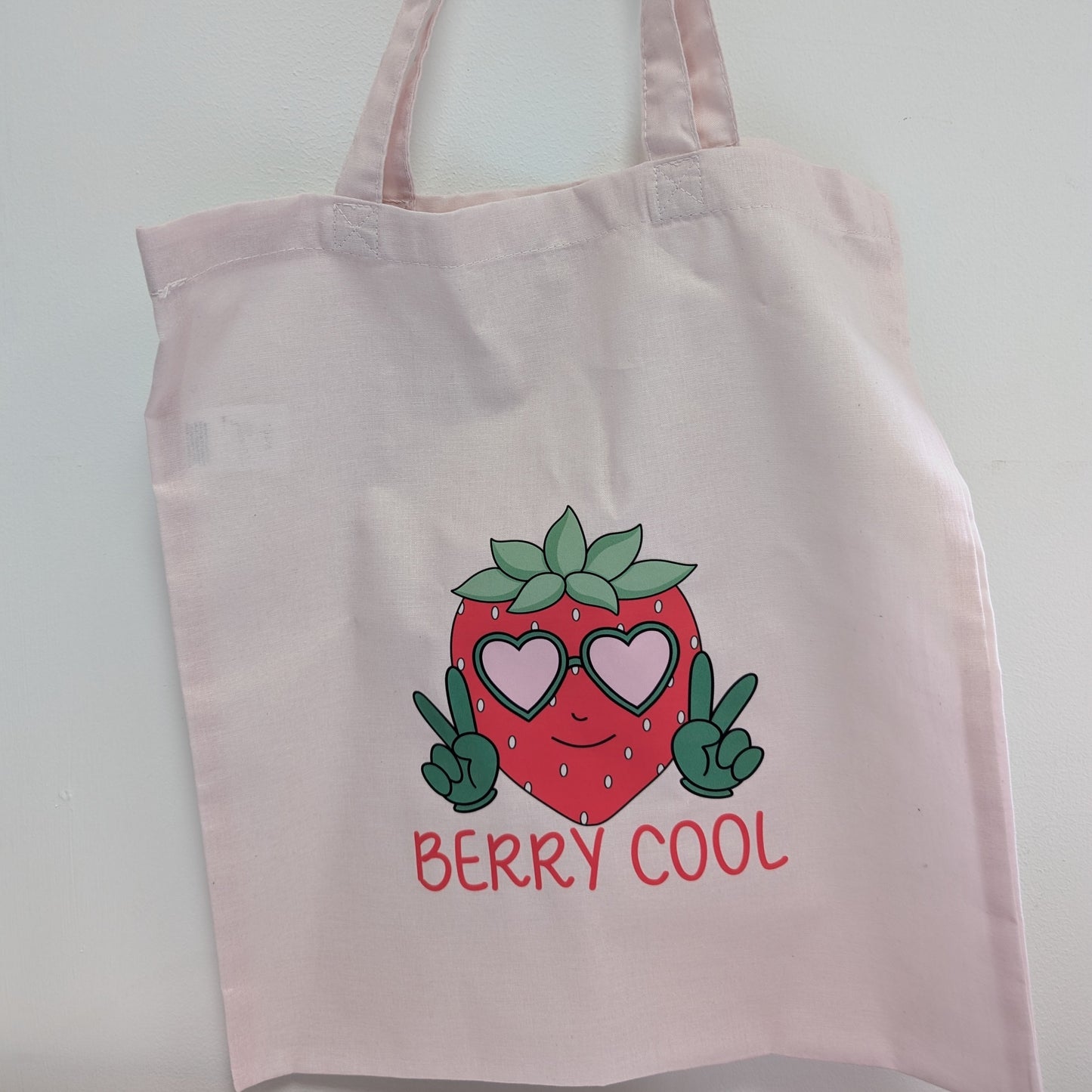 Berry Cool tote cotton tote bag