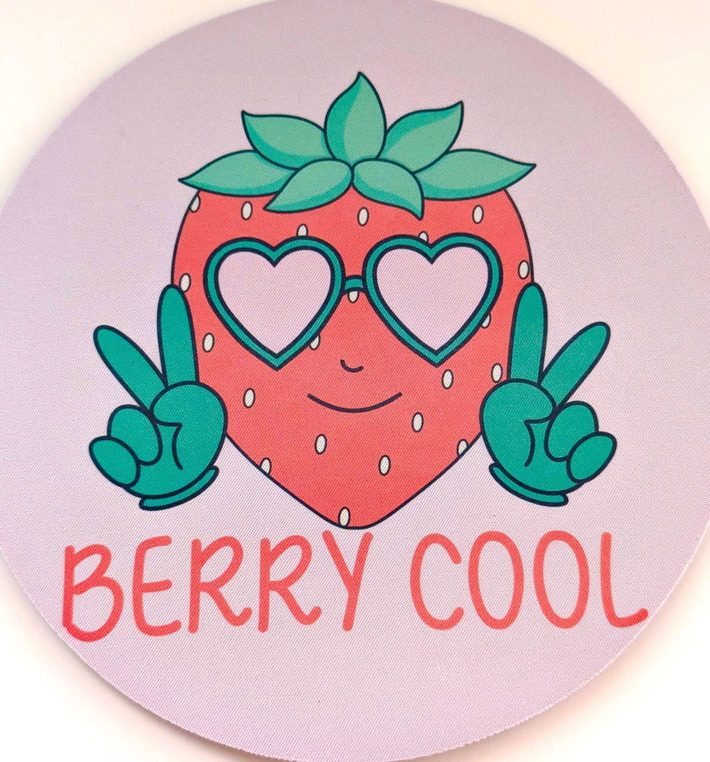 Berry Cool circular mousemat, round mousepad