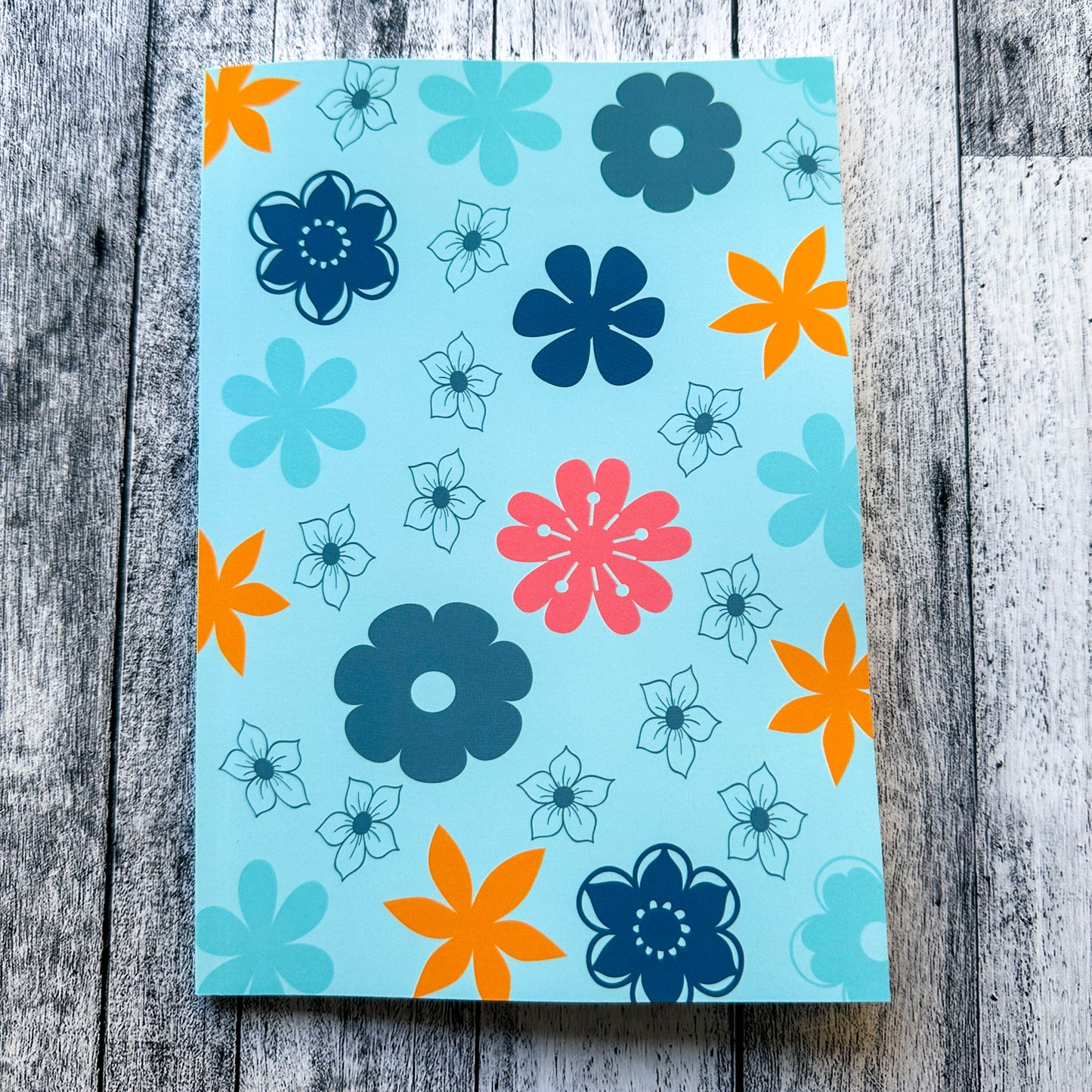 Bold Floral Dotgrid Notebook A5