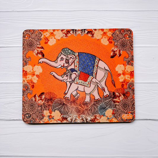 Indian Elephant Mousemat, mouse pad