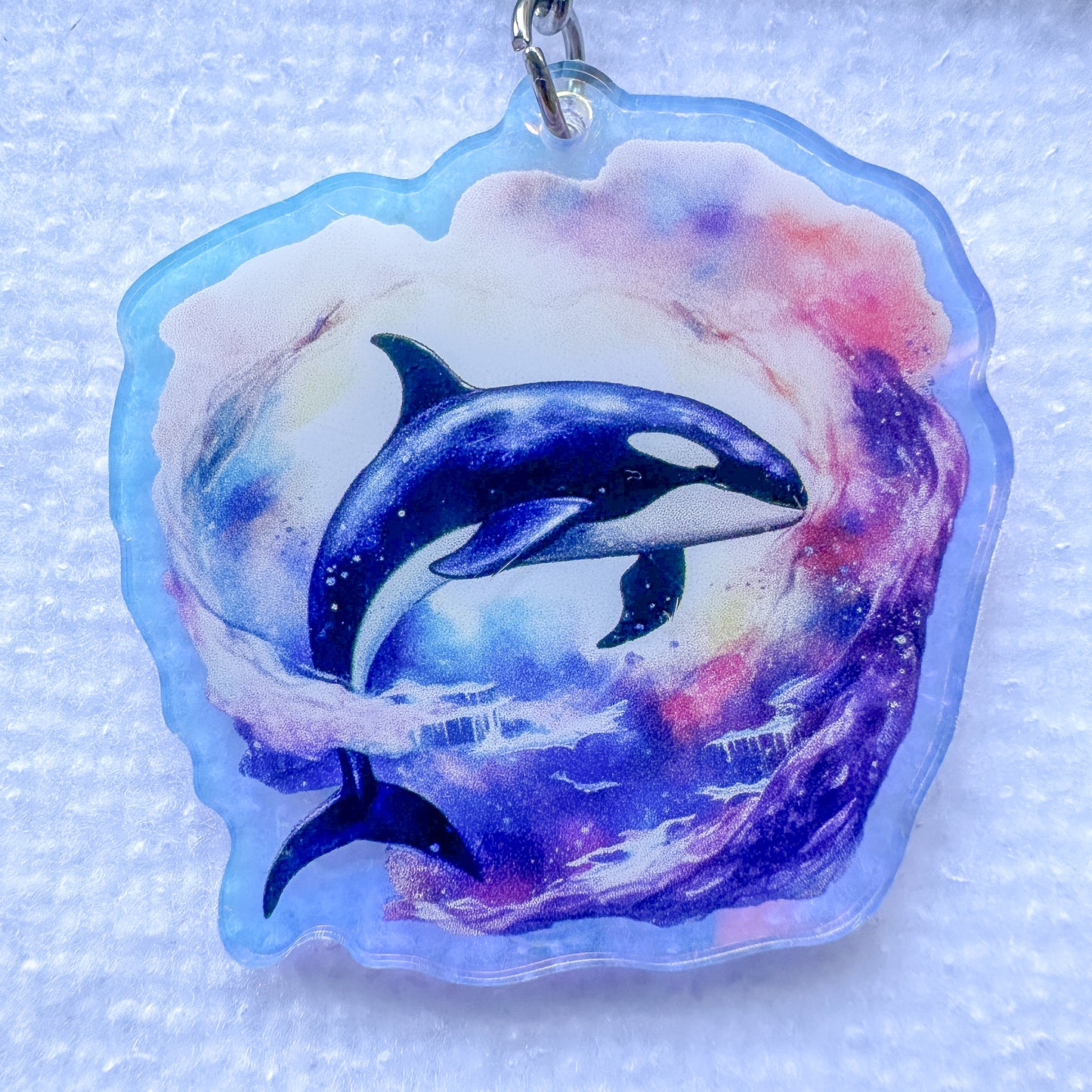 Whale Keychain, Fantasy whale keyring