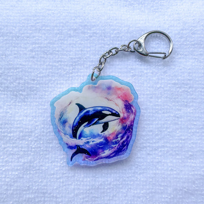 Whale Keychain, Fantasy whale keyring