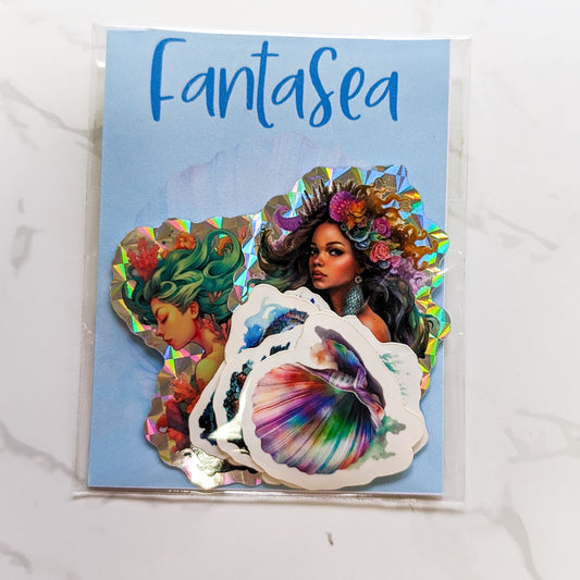 FantaSea Sticker Pack - 14 Die Cut Stickers, various sizes