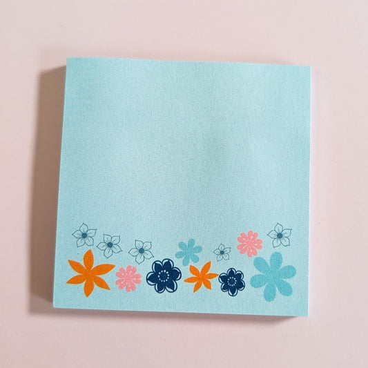 Bold Floral sticky notes pad