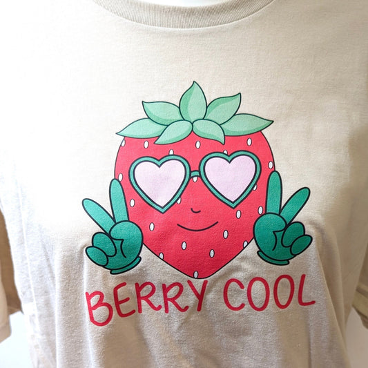 Berry Cool Short-Sleeve T Shirt in sand