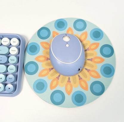 Rangoli circular mousemat, round mousepad
