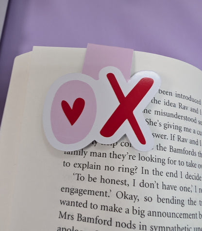 XO Magnetic Bookmark, handmade pagemaker