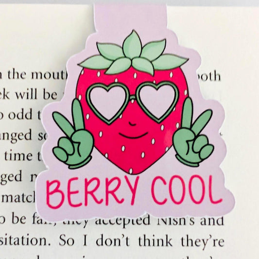 Berry Cool Magnetic Bookmark