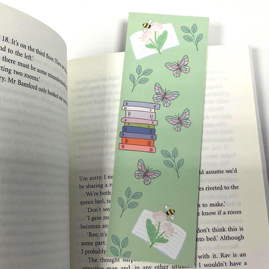 Spring Reading Bookmark, page marker
